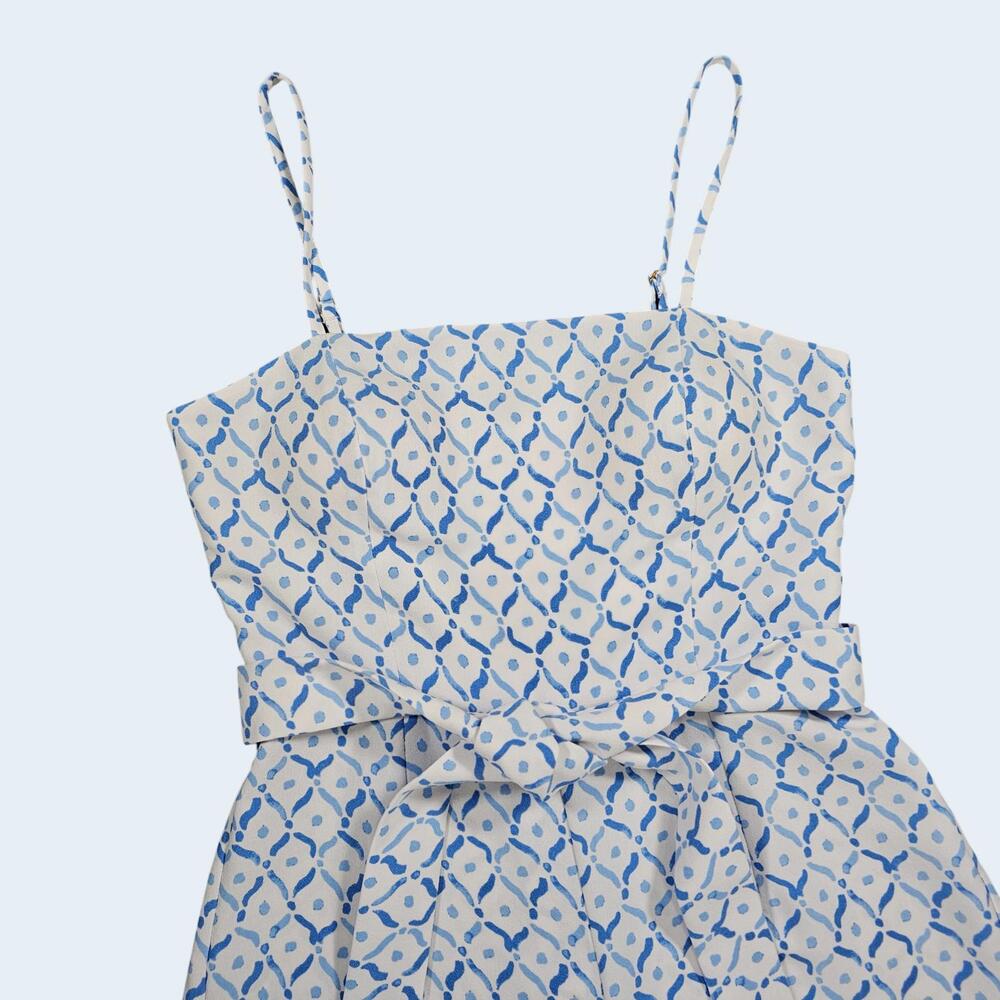 Lilly Pulitzer Sea La Vie Sandra Maxi Jumpsuit Belt Size 2 - Picture 9 of 15